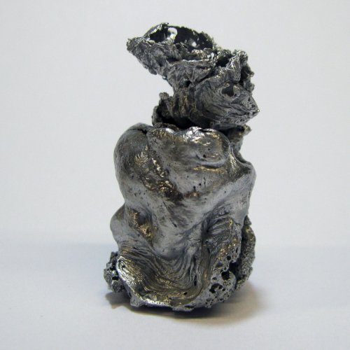 Hliník - Al - Aluminium 4N 8,8g Al Metal melted piece. 4.jpg