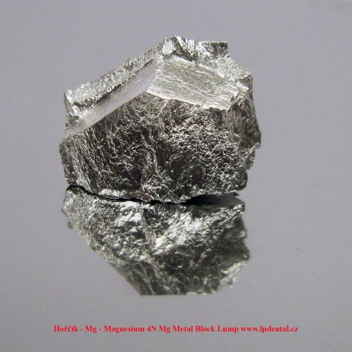 Hořčík - Mg - Magnesium 4N Mg Metal Block Lump 1.jpg