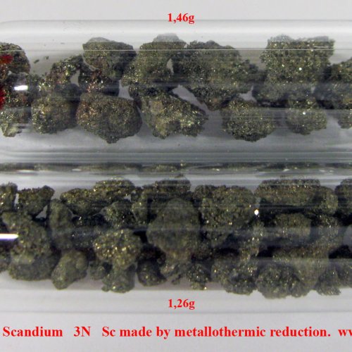Skandium - Sc - Scandium   3N     Sc made by metallothermic reduction.  2.jpg