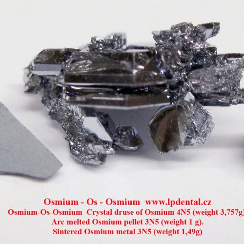 Osmium-Os-Osmium Crystal druse-Arc melted pellet-Sintered metal 5.jpg