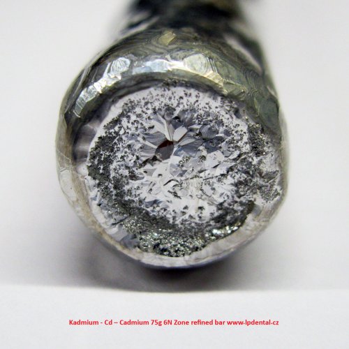 Kadmium - Cd – Cadmium 75g 6N Zone refined bar 5.jpg