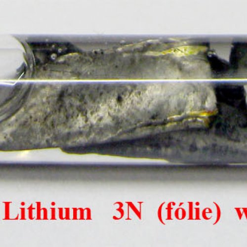 Lithium - Li - Lithium- Metal foil with oxide-free surface.