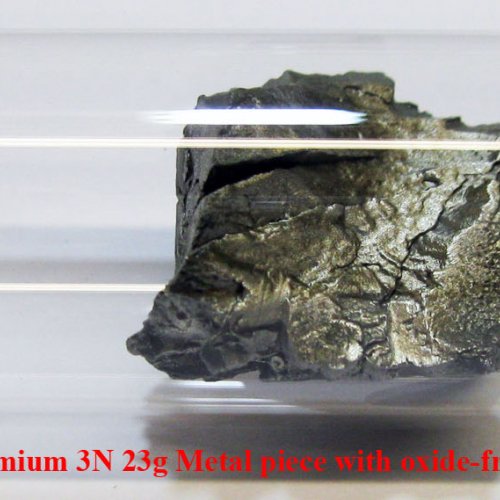 Praseodym - Pr - Praseodymium 3N 23g Metal piece with oxide-free surface..jpg