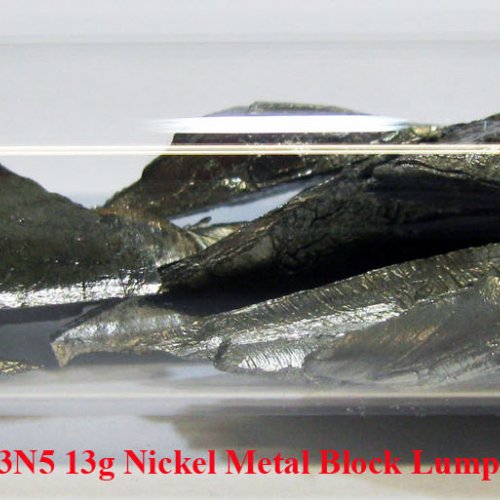 Nikl - Ni - Niccolum 3N5 13g Nickel Metal Block Lumps  1.jpg
